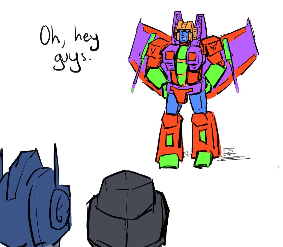 HotrodFebreezeB's tweet image. (2/2) petea… the horse is here #thundercracker #shatteredglass #megop