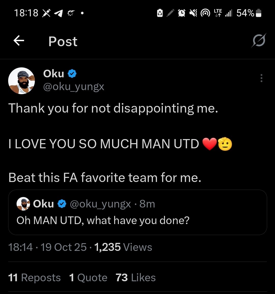 itzjaykuzzy's tweet image. I go frame this tweet put for my wall!!!
Today Oku became a RED!! ❤️🔴