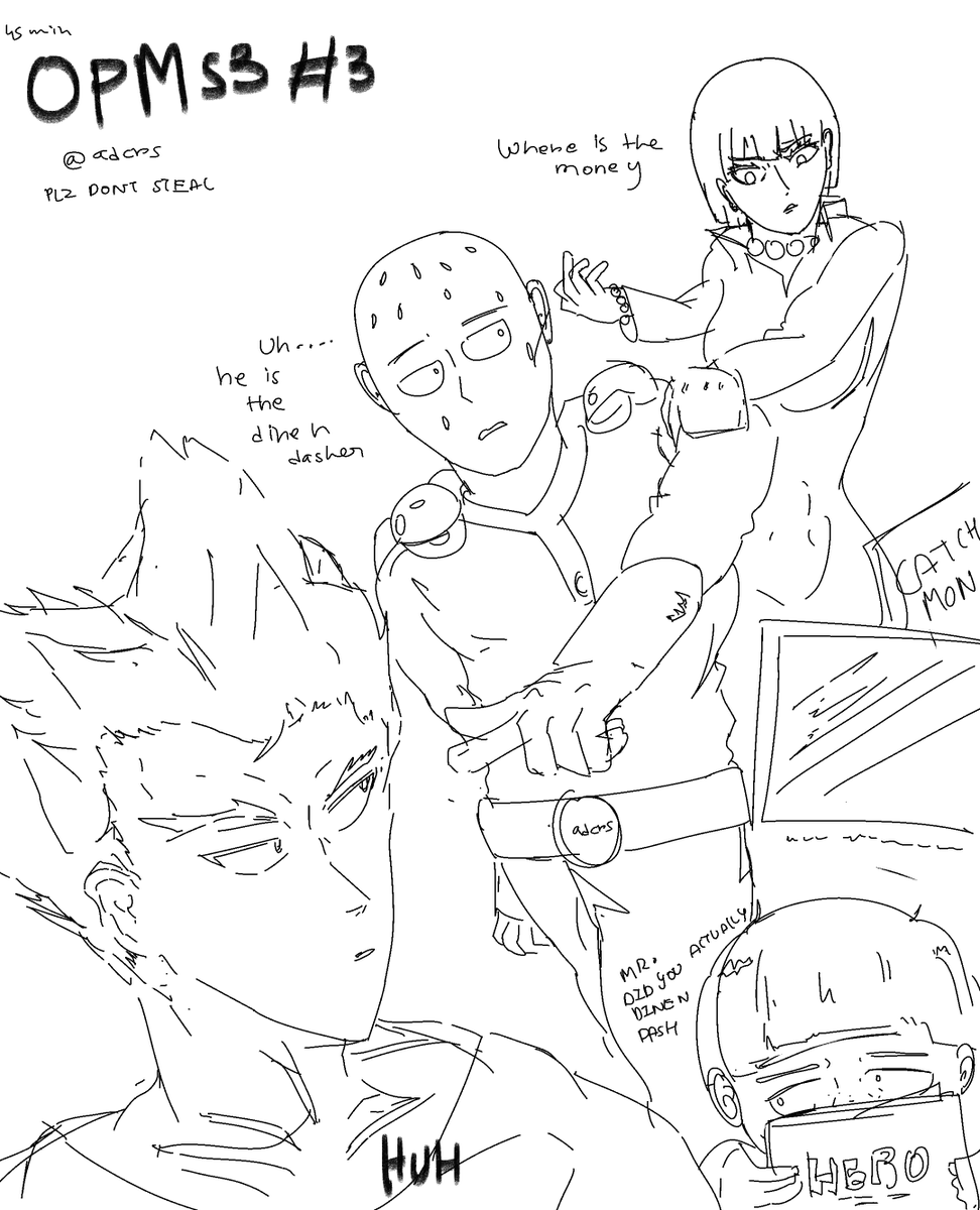 boy_adc's tweet photo. #OnePunchMan📷 #onepunchmanseason3 #rkgk #fananime
where whom? huh 
He is the dine n dasher 
whom?
ep 2 s3
fanart speedrun rrrrrr.ggr...r.r. https://t.co/9a2q4c41pL