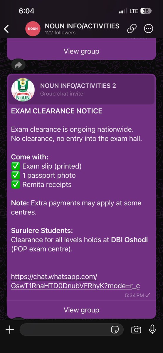 National Open University Of Nigeria tweet media