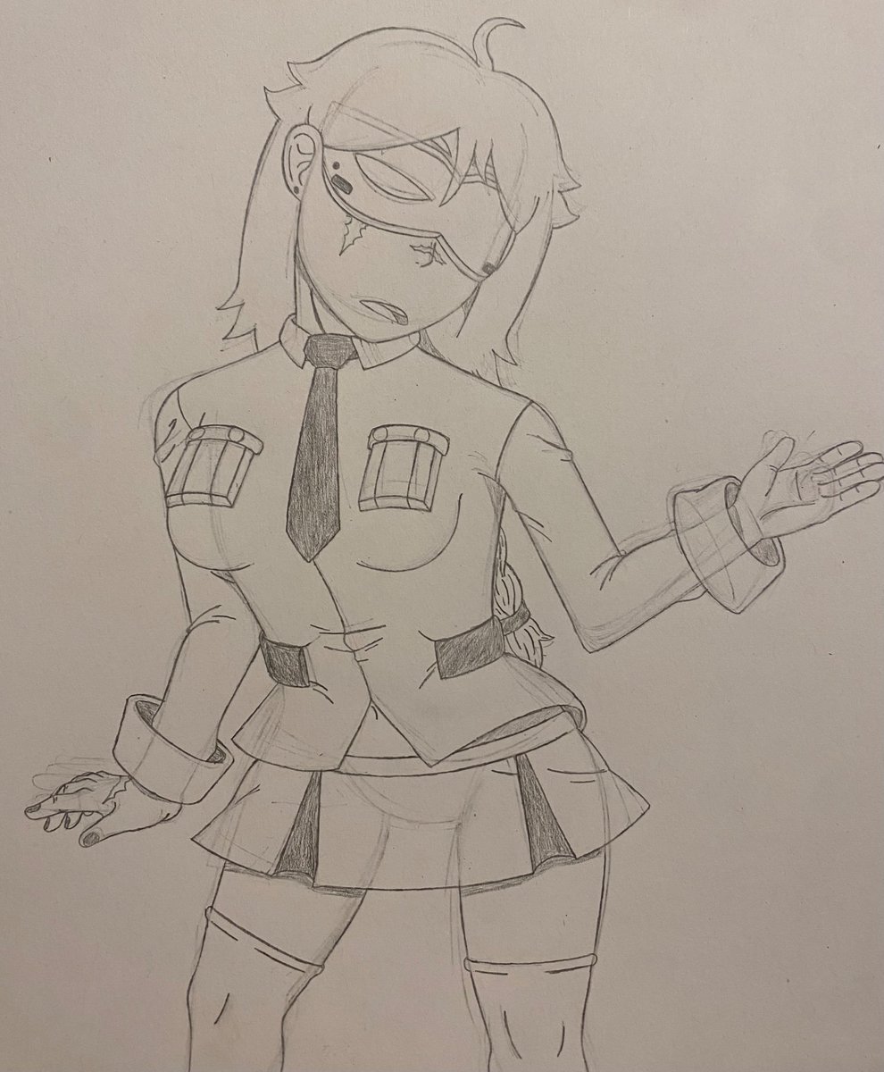 Finka dressed as Filia from Skullgirls