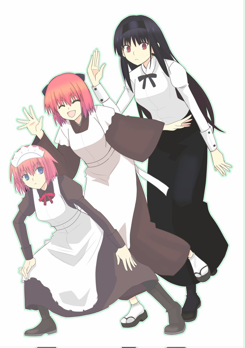 翡翠ちゃんと
琥珀さんと秋葉さま。