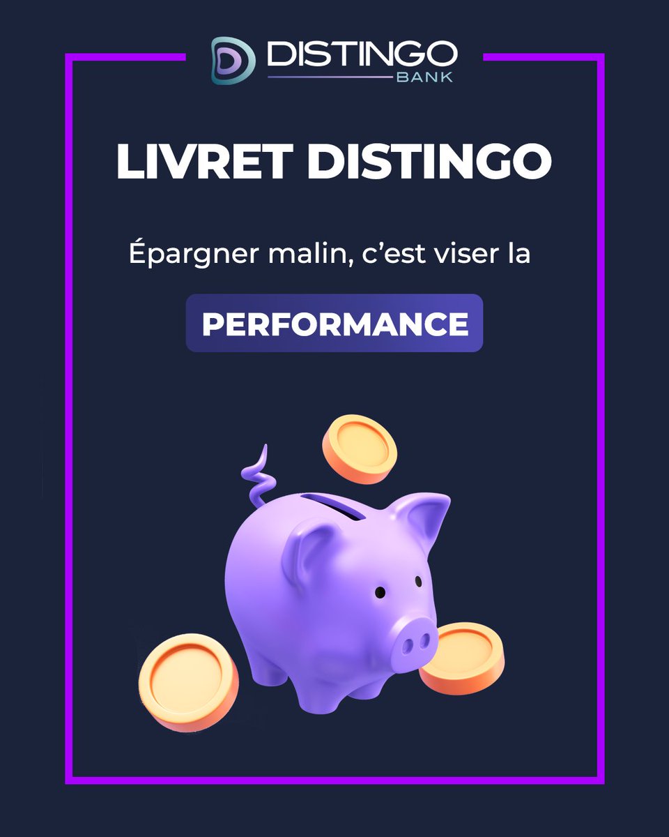 ➡️ Connaissez-vous les avantages de DISTINGO Bank ? 😉 #CultivezVotreEpargne