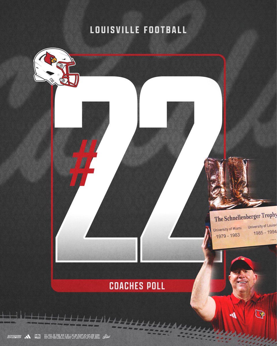 #22 in the Coaches Poll

#GoCards