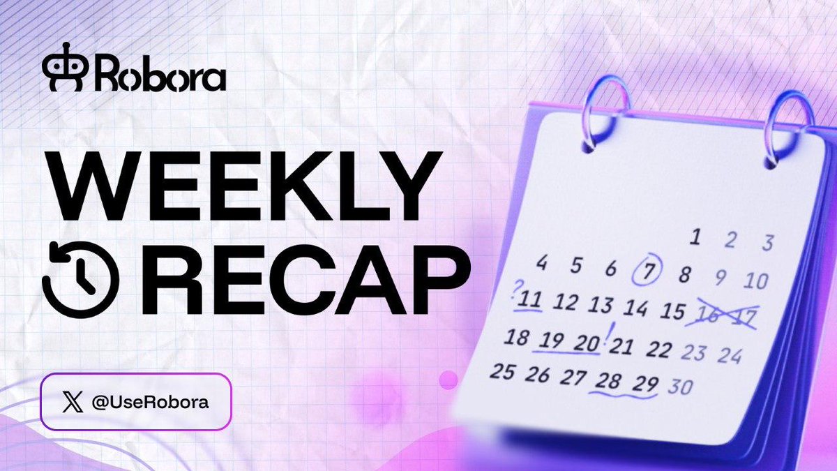 UseRobora's tweet image. This week, Robora made solid progress on multiple fronts as we continued to refine our robotics stack, improve performance and move closer to real-world deployment. Our focus has been on improving model adaptability, advancing physical intelligence and strengthening the hardware…