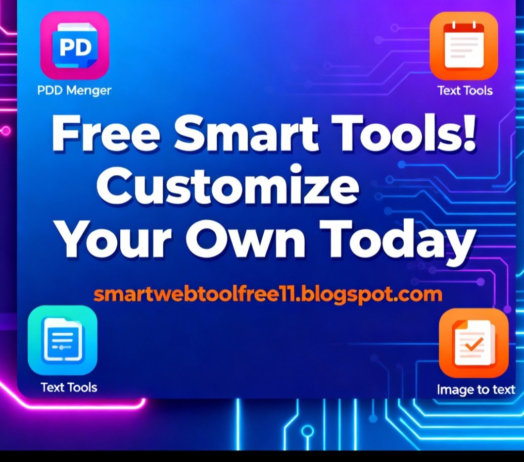 AtulKulshresth's tweet image. 😳 You won’t believe these tools are FREE!
Create & customize your own smart tools today ⚙️👇
🌐 smartwebtoolfree11.blogspot.com
Hashtags:
#FreeTools #WebDevelopment #CodeFree #TrendingTools #SmartWebTool