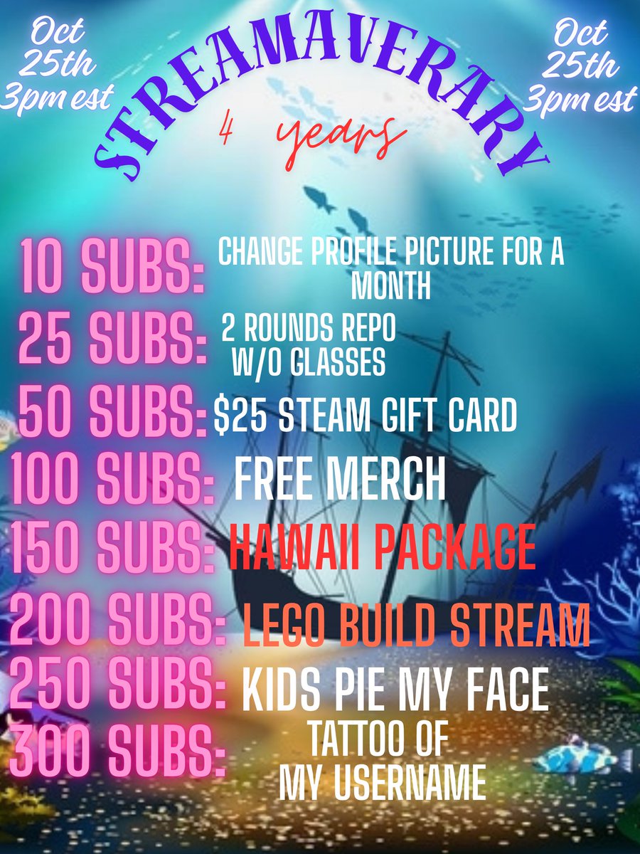 6 more days! Dont forget! Come celebrate with me!