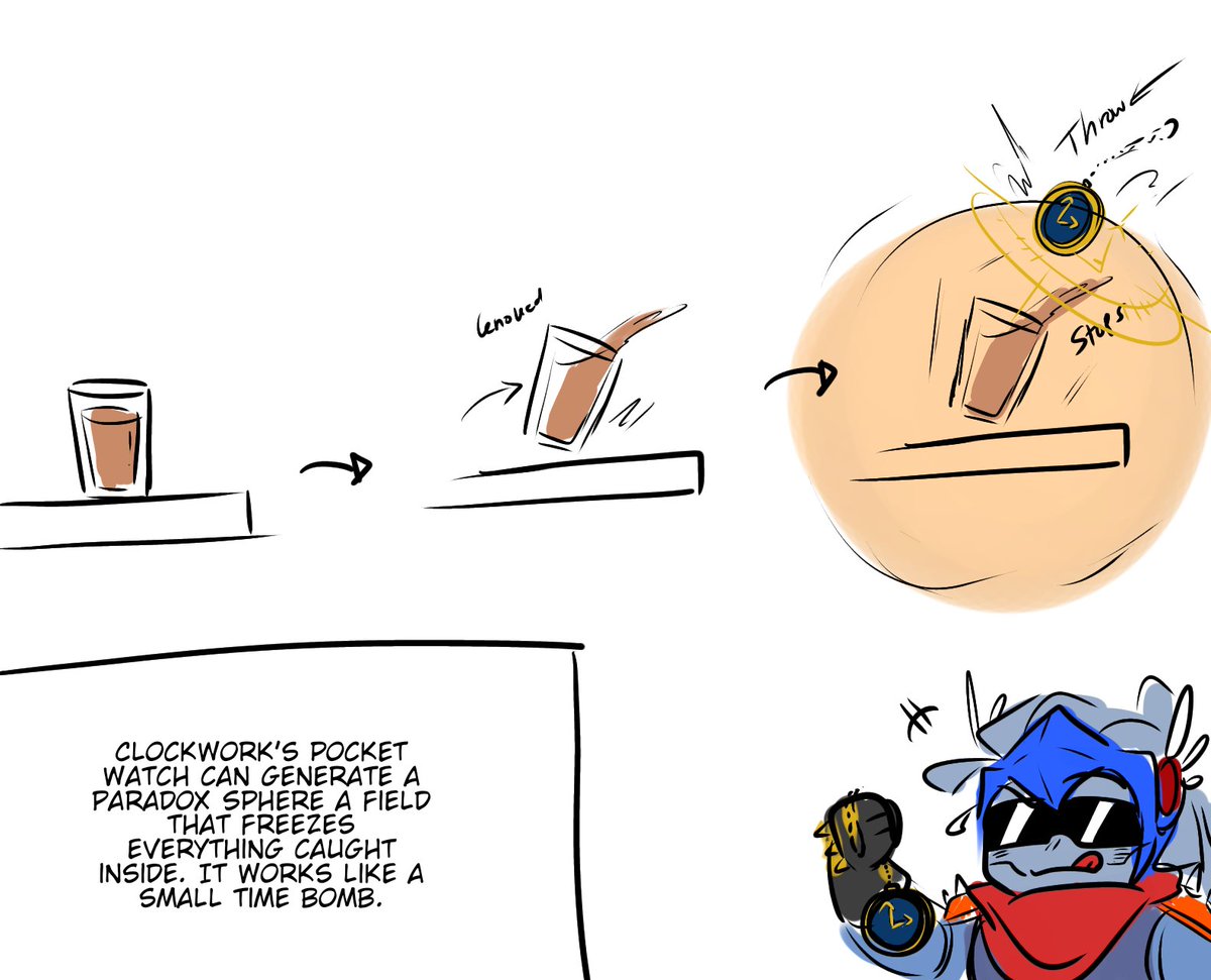 kage_kasai's tweet image. A little headcanon and explanation on how clockwork pocket watch work