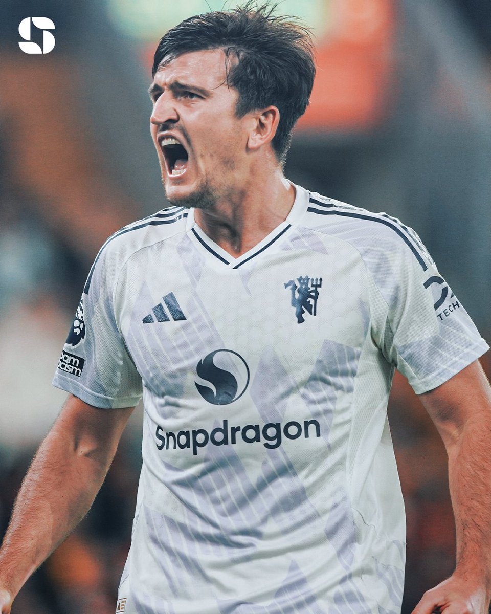Squawka's tweet photo. Harry Maguire has now scored six goals for Man Utd since the start of last season:

◉ 90+1' equaliser vs. Porto 
◉ 90+3' winner vs. Leicester 
◉ 47' winner vs. Ipswich 
◉ 120+1' winner vs. Lyon 
◉ 89' equaliser vs. Grimsby 
◉ 84' winner vs. Liverpool 

Coming in clutch again. 👏
