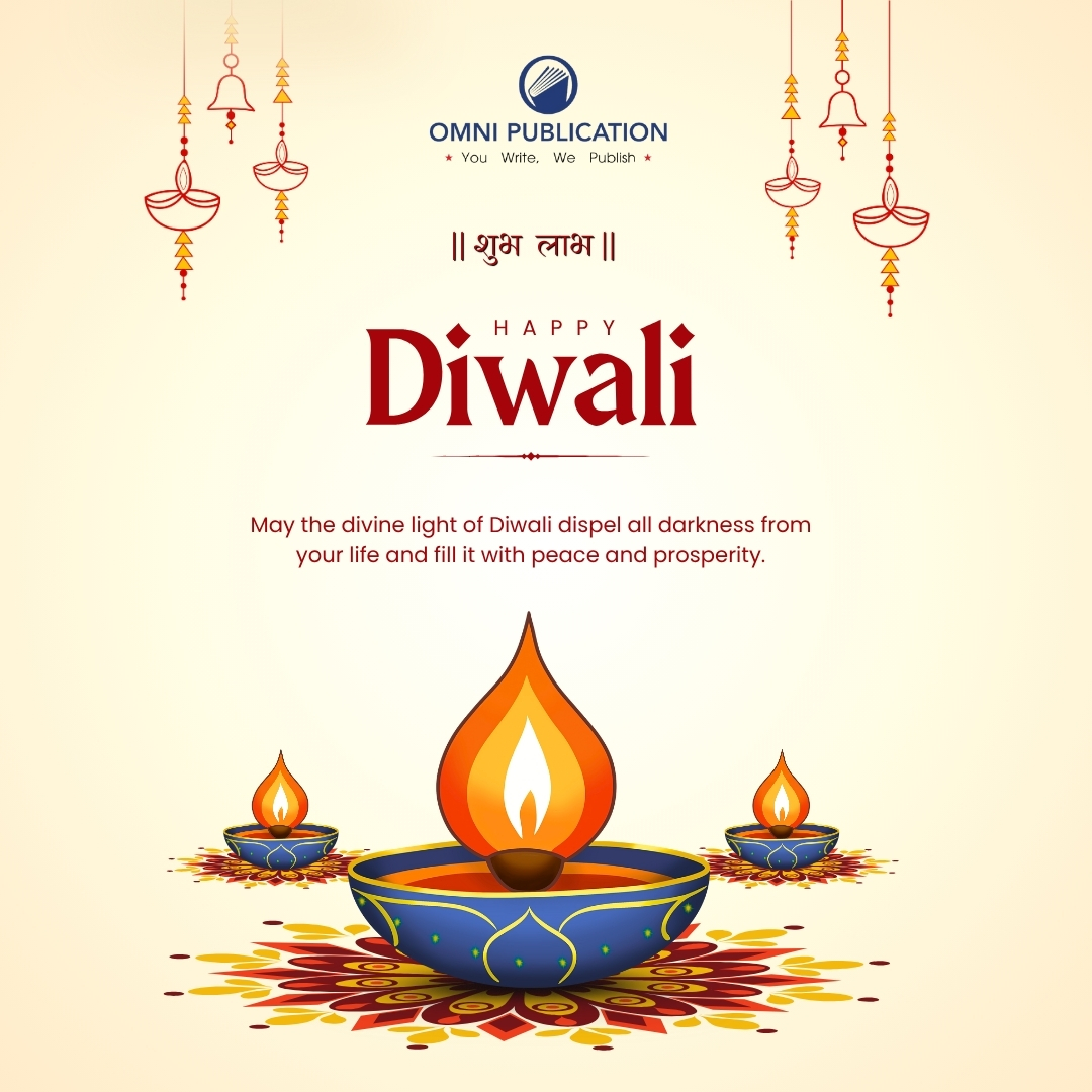 OMNI_Pub's tweet photo. 🪔💫 Wishing you a sparkling Diwali filled with joy, light &amp; positivity🌟
May your life shine as bright as diyas and your dreams glow like fireworks. 🌟

📚 From Omni Publication, may the light of knowledge guide your path always. 🌸

#HappyDiwal #OmniPublication #FestiveMood https://t.co/4zijAeddlQ