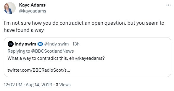indy_swim's tweet photo. She’s always been a bully #KayeAdams https://t.co/tfR4Tm8qHn