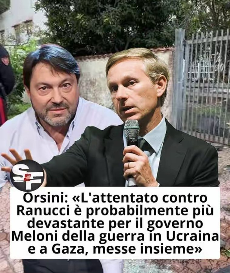 Riassumiamo a mente lucida e fredda. 
Ranucci è stato minacciato ed è sotto scorta.
Pur essendo minacciato e sotto scorta non ha trovato tempo e modo di montare qualche videocamera 4K di sorveglianza wifi (costo meno di 100 euro l'una).
E nessuno si è accorto di nulla?
Davvero?