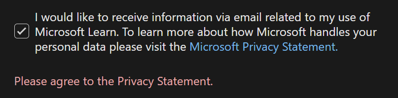 CSDevAr's tweet image. Microsoft&apos;s agree or die thing :)