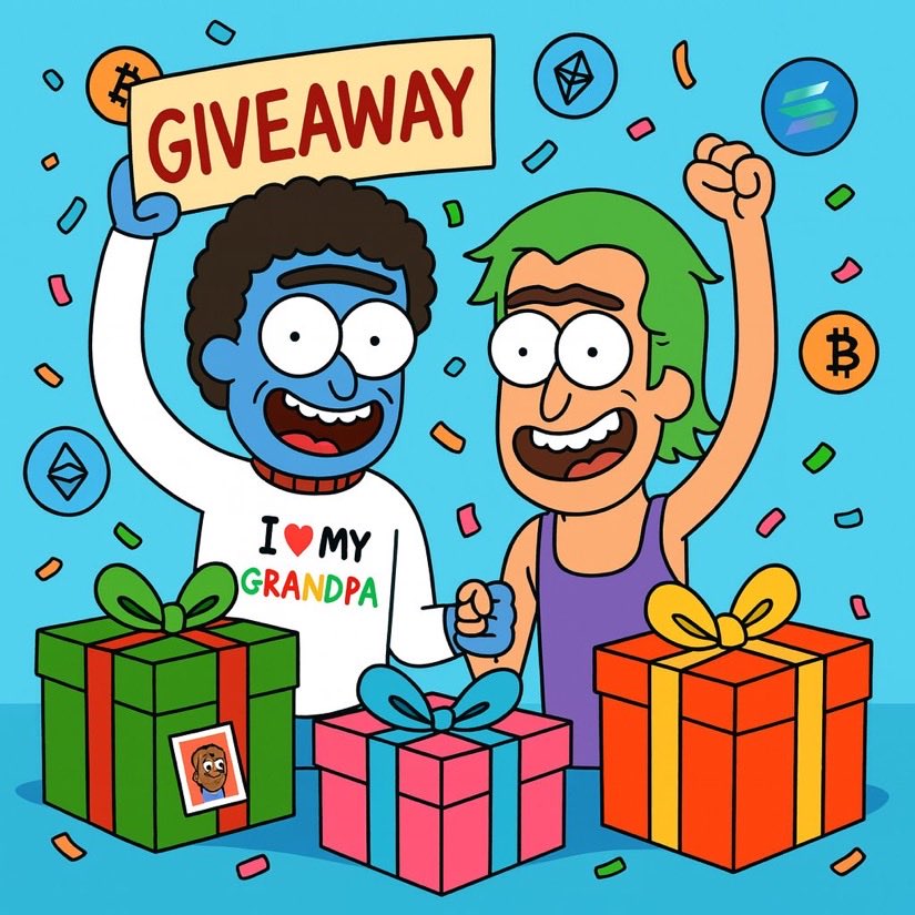 🚨🚨🚨  GIVEAWAY TIME  🚨🚨🚨
————————————————
🎁 ‼️ 🎁 ‼️ 🎁 ‼️ 🎁 ‼️ 🎁 ‼️ 🎁 

$50 in $BTC / 2️⃣ Winners 🏆🏆

Follow: <a href="/BabyBlueDD11/">BabyBlueDD 💙</a> 🩵
               <a href="/NFT_Taino/">Taíno🇵🇷🇺🇸</a> 💚

Like ❤️
Repost 💬 
Tag 3️⃣ Friends 👤👤👤

Ends in 48 Hours ⏰ 
Good Luck 👍🏼