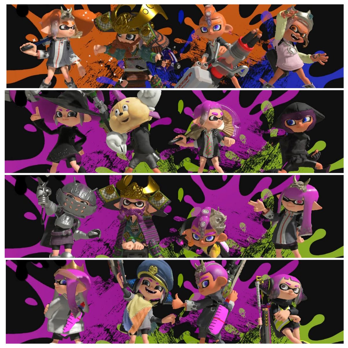 仮装してブキをかわいがってきた　#ブキチ杯