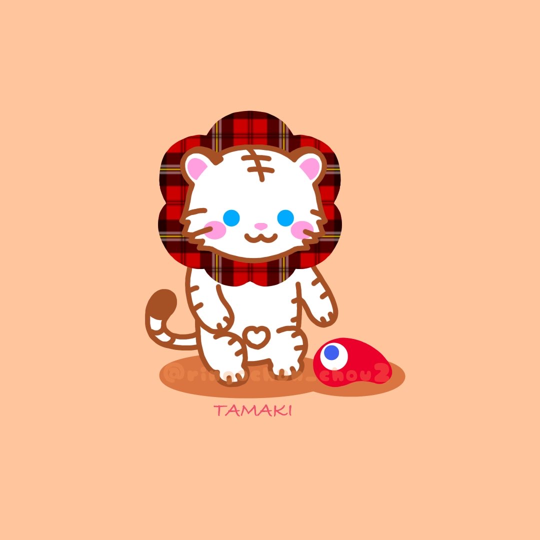 🍎つんつん

 #ゆるいイラスト 
 #かわいいシュシュのりんごちゃん