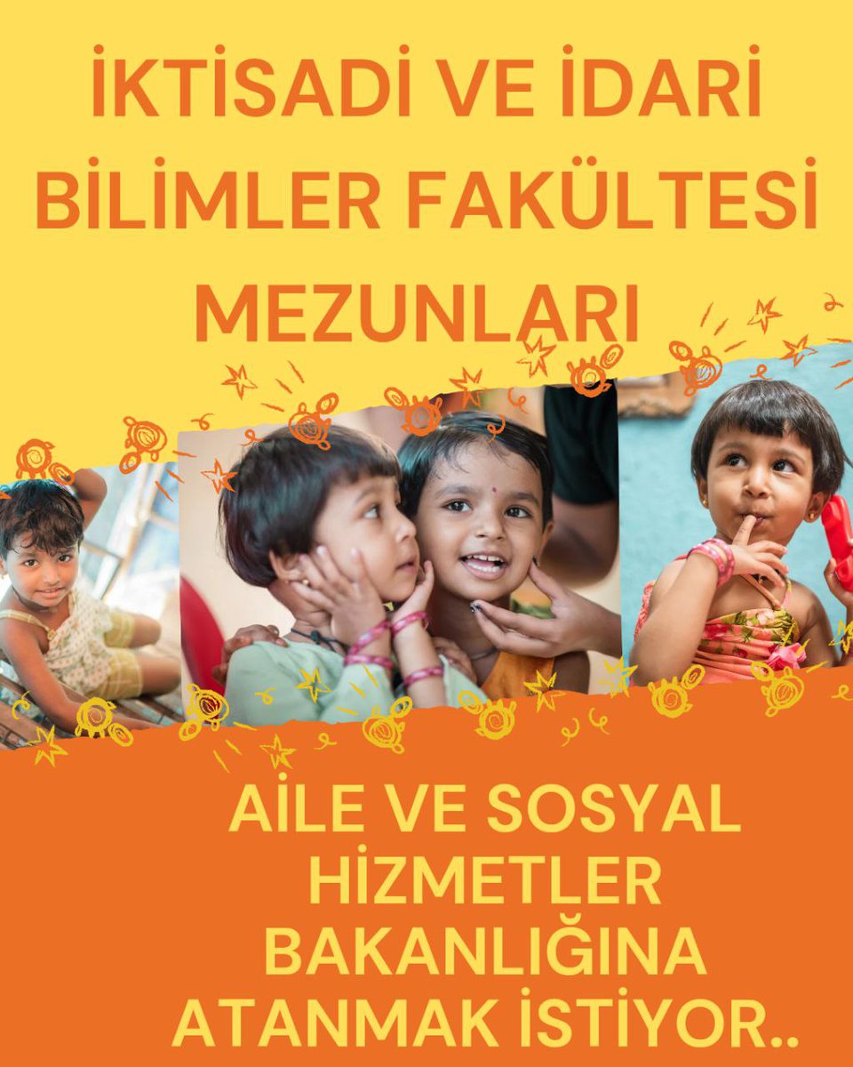 <a href="/hamzagokhan/">Hamza Gökhan ERYILMAZ</a> Her yıl binlerce İİBF mezunu atanmayı bekliyor.
Aile ve Sosyal Hizmetler Bakanlığında verilen az sayıdaki kadro, bu yoğunluğu hafifletmiyor.
<a href="/ztarikdaroglu/">Zafer TARIKDAROĞLU</a> <a href="/MahinurOzdemir/">Mahinur Özdemir Göktaş</a> <a href="/hamzagokhan/">Hamza Gökhan ERYILMAZ</a> <a href="/tcailesosyal/">T.C. Aile ve Sosyal Hizmetler Bakanlığı</a>