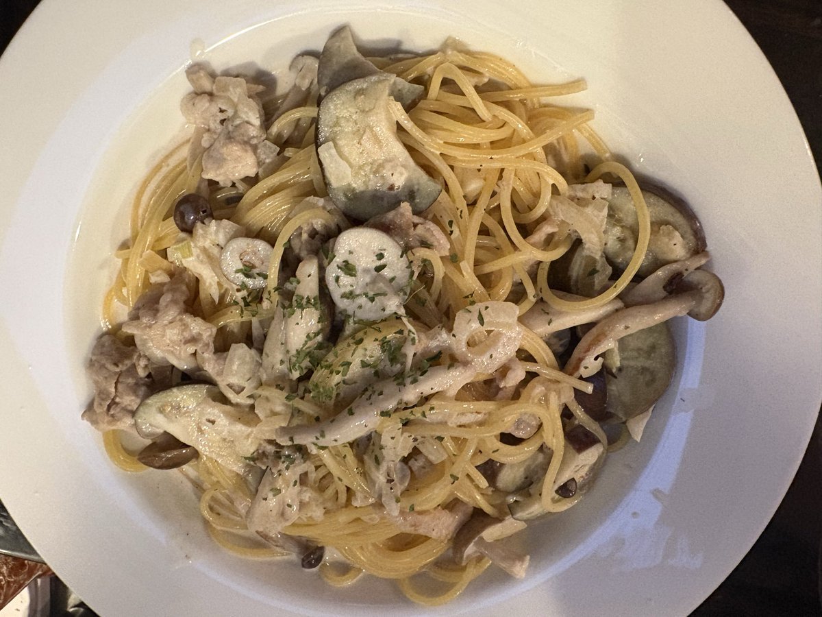 出勤してます😄

今日は和風パスタ多め