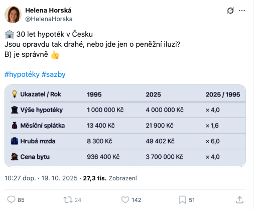 meme12555's tweet photo. Helenka mě blokuje, tak se jí mohu vysmát jen nepřímo. Kde stejná nemovitost stála 936k v roce 1995 a stojí dneska 3.7M? https://t.co/RoRDgS3Wtl