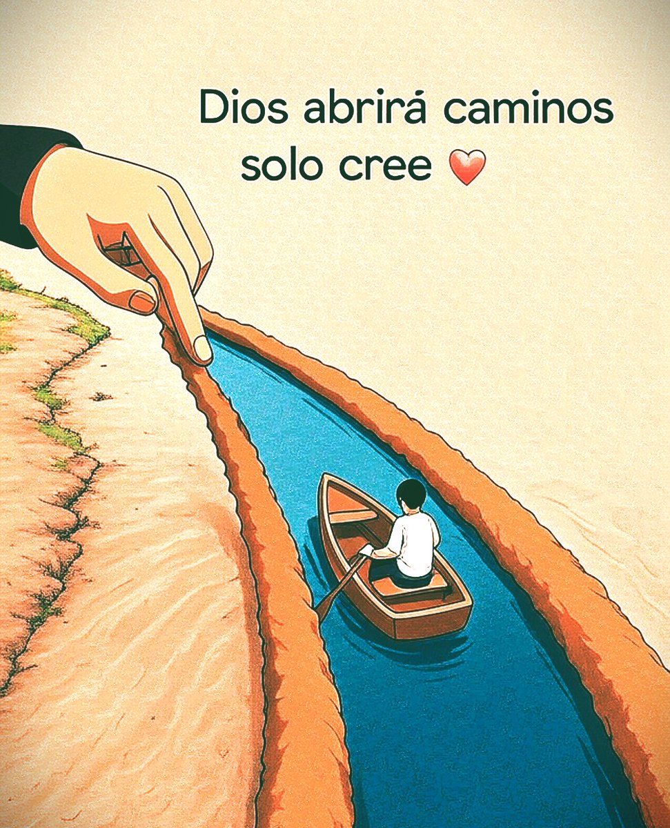 Pildorasdefe (@pildorasdefe) on Twitter photo Dios siempre abre caminos, siempre lo hace, lo que sucede es que, en ocasiones, queremos seguir mirando atrás, sin soltar esos apegos que son como un ancla al pasado, y evitan lo que Dios quiere darnos.
Confía, Cree, Persevera y Avanza.
🙏 Dios siempre abre caminos, siempre lo hace, lo que sucede es que, en ocasiones, queremos seguir mirando atrás, sin soltar esos apegos que son como un ancla al pasado, y evitan lo que Dios quiere darnos.
Confía, Cree, Persevera y Avanza.
🙏
