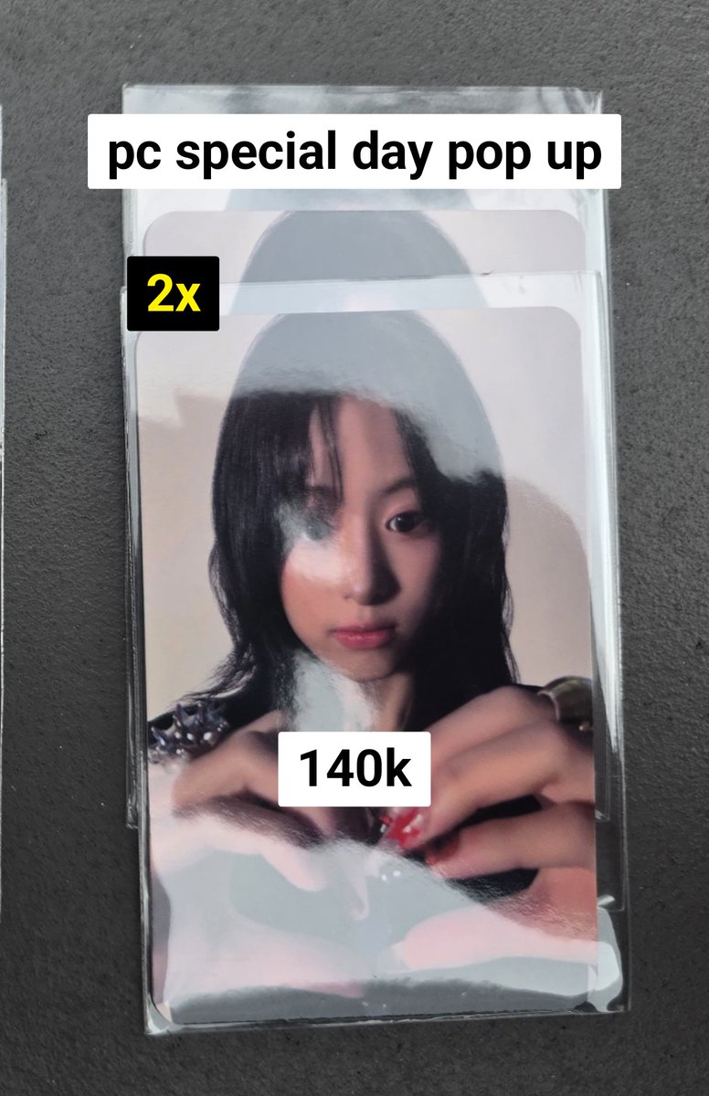 WTS🇮🇩
PC Babymonster Event Special Day Pop Up Store We Go Up (Ahyeon) 

✅avail 2pc
✅harga bersih ina
❌packing go

Join go bisa DM id line yaa

tag. wts want to sell pc photocard babymonster baemon pop up we go up event special day ahyeon