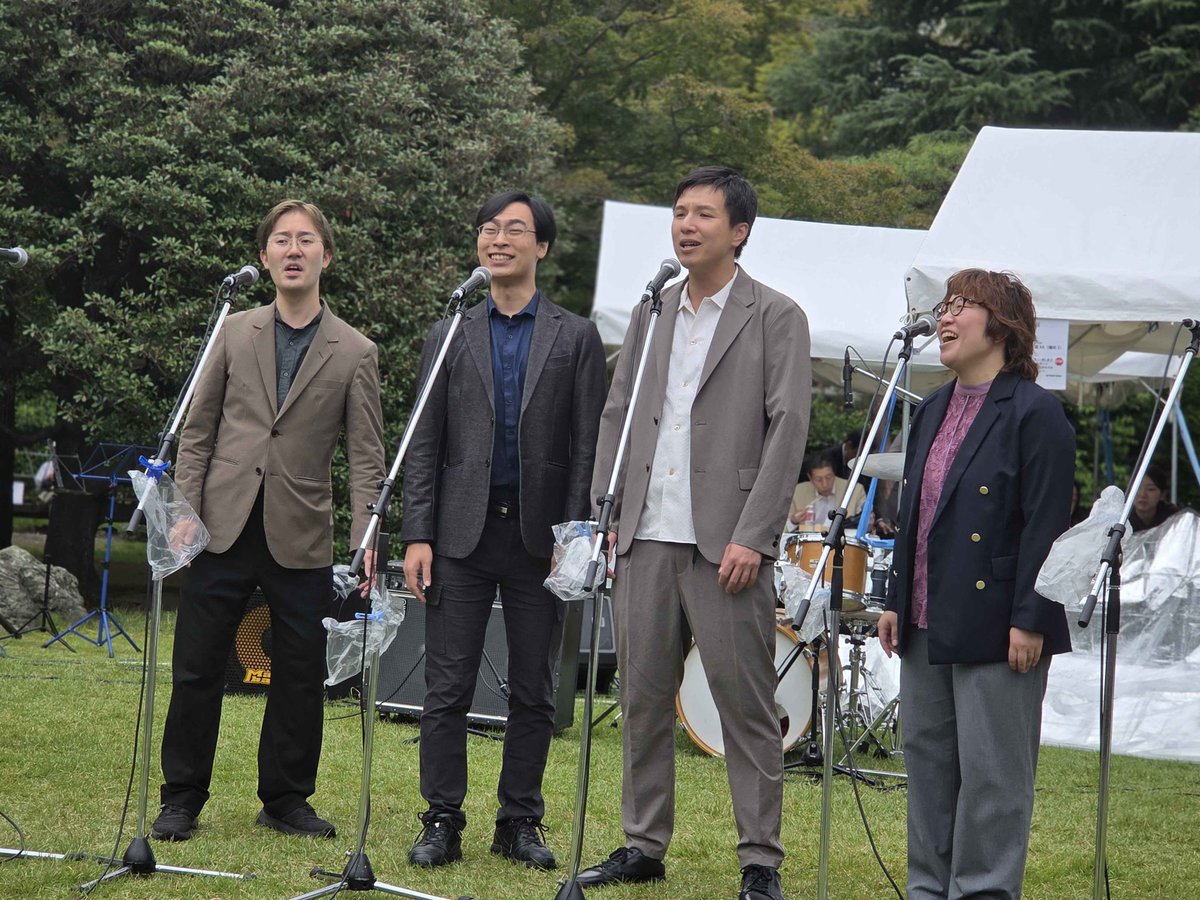 今年もうたごえは稲門音楽祭に出演しました！今年は大隈庭園だけでなくリーガロイヤルホテルでも歌わせていただきました🥂✨ 素敵な会場と和やかな雰囲気の中、楽しくバーバーショップしました❤️

次回練習は再来週10/31金です🎃
来年のゲストデイ、そしてショウに向けて練習を始めていきます🫶
