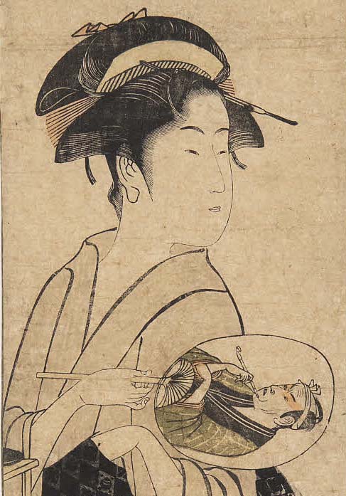 大河べらぼう 第40回。評判娘である高島おひさの美人画は、喜多川歌麿