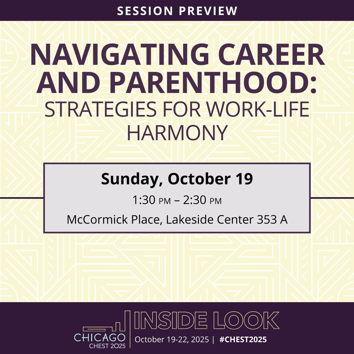CHEST (@accpchest) on Twitter photo Experts such as <a href="/DrAliciaMirza/">Alicia Mirza</a> will share strategies for juggling parenthood and the demands of a career in medicine on Sunday afternoon at #CHEST2025. 
🔗 More in CHEST 2025: Inside Look: hubs.la/Q03Pf1XG0 Experts such as <a href="/DrAliciaMirza/">Alicia Mirza</a> will share strategies for juggling parenthood and the demands of a career in medicine on Sunday afternoon at #CHEST2025. 
🔗 More in CHEST 2025: Inside Look: hubs.la/Q03Pf1XG0