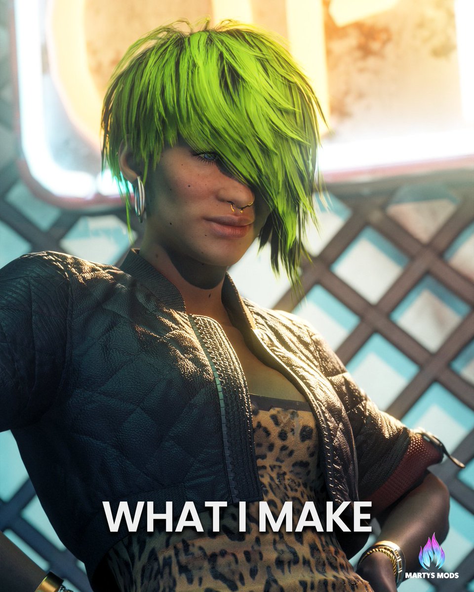 MartysMods's tweet image. WHAT I FIND    ---&amp;gt;    WHAT I MAKE

#cyberpunk2077 #virtualphotography #reshade #martysmods