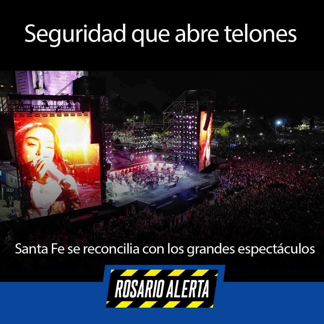 RosarioAlerta's tweet image. 🎶✨ Rosario y Santa Fe recuperan la cultura a lo grande: 300 eventos, 250 mil personas en un solo show y una seguridad que funciona. #SantaFeSegura #EventosMasivos #Cultura 👉rosarioalerta.com.ar/site/?p=28465 a través de @RosarioAlerta