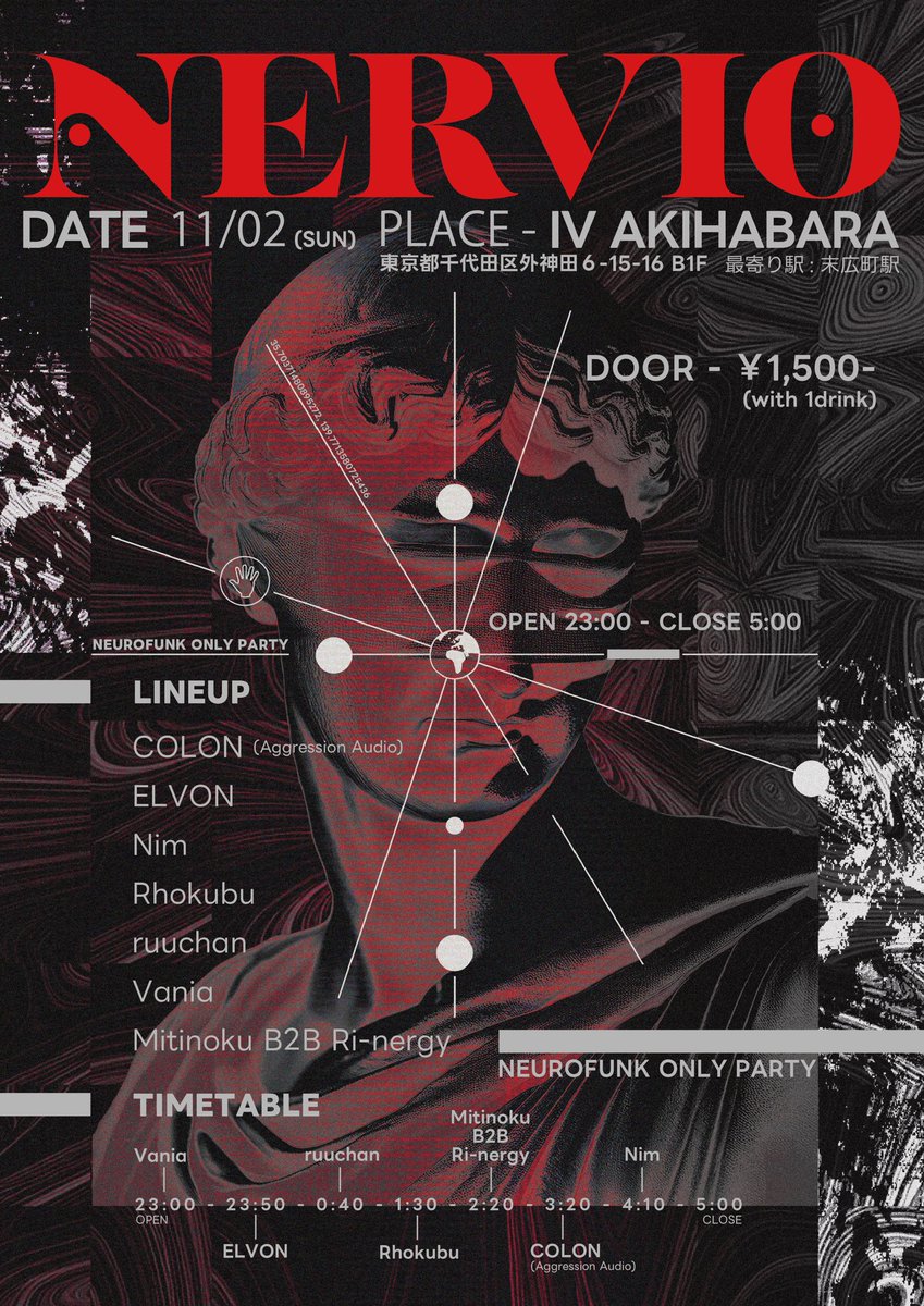 【出演予定】
10/25（土） 14時〜　#TFCC04

11/2（日）  23時〜　#NERVIO

11/8（土） 23時〜　#ハドマス