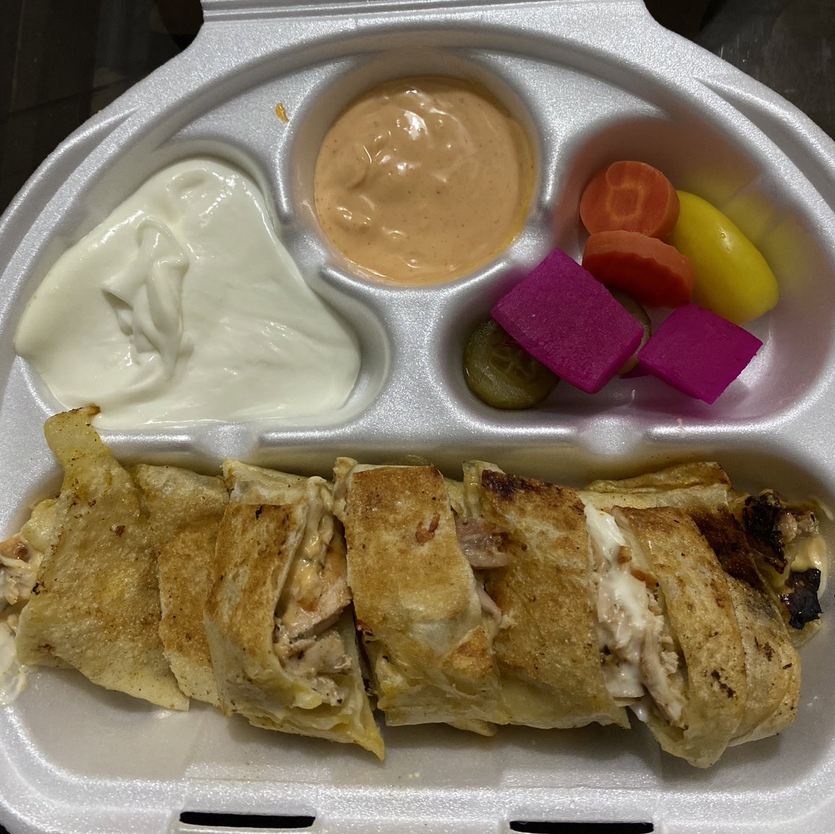 اذا هذي الشاورما كيف طعام اهل الجنة