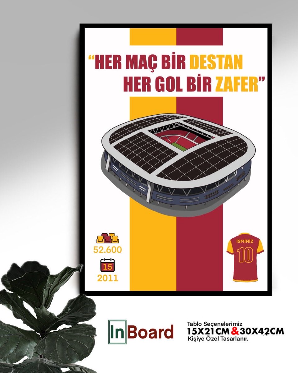 Inboardtablo's tweet image. “Galatasaray ruhunu evine taşı!
‘Her maç bir destan, Her gol bir zafer’ temalı özel tasarım tablomuzla sen de sevdanı duvarlarına yansıt.

Bilgi iletişim için DM 📩

📏 15x21 ve 30x42 cm ölçülerde, tamamen kişiye özel 💛❤️ #InBoard

#Galatasaray #Cimbom #Aslanlar #SarıKırmızı