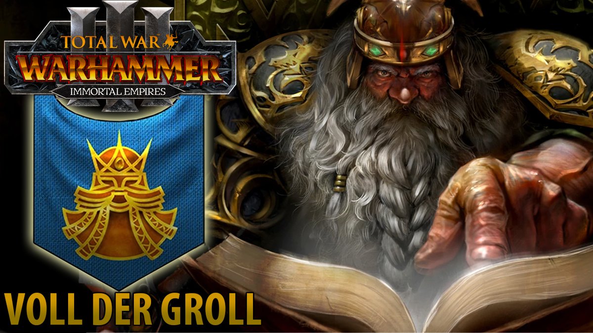 Total War Warhammer 3  
Die Challenge "Voll der Groll!"
Wo wir das Groll Buch mal ernst nehmen!
Playlist: youtube.com/playlist?list=…