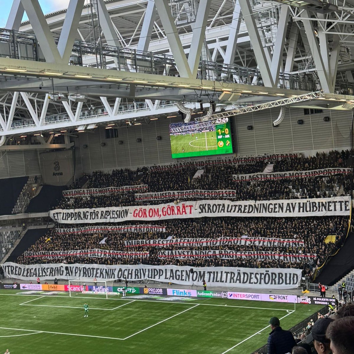 ⚫️🟡 Norra Stå med en ny aktion mot regeringens utredning och repression!
