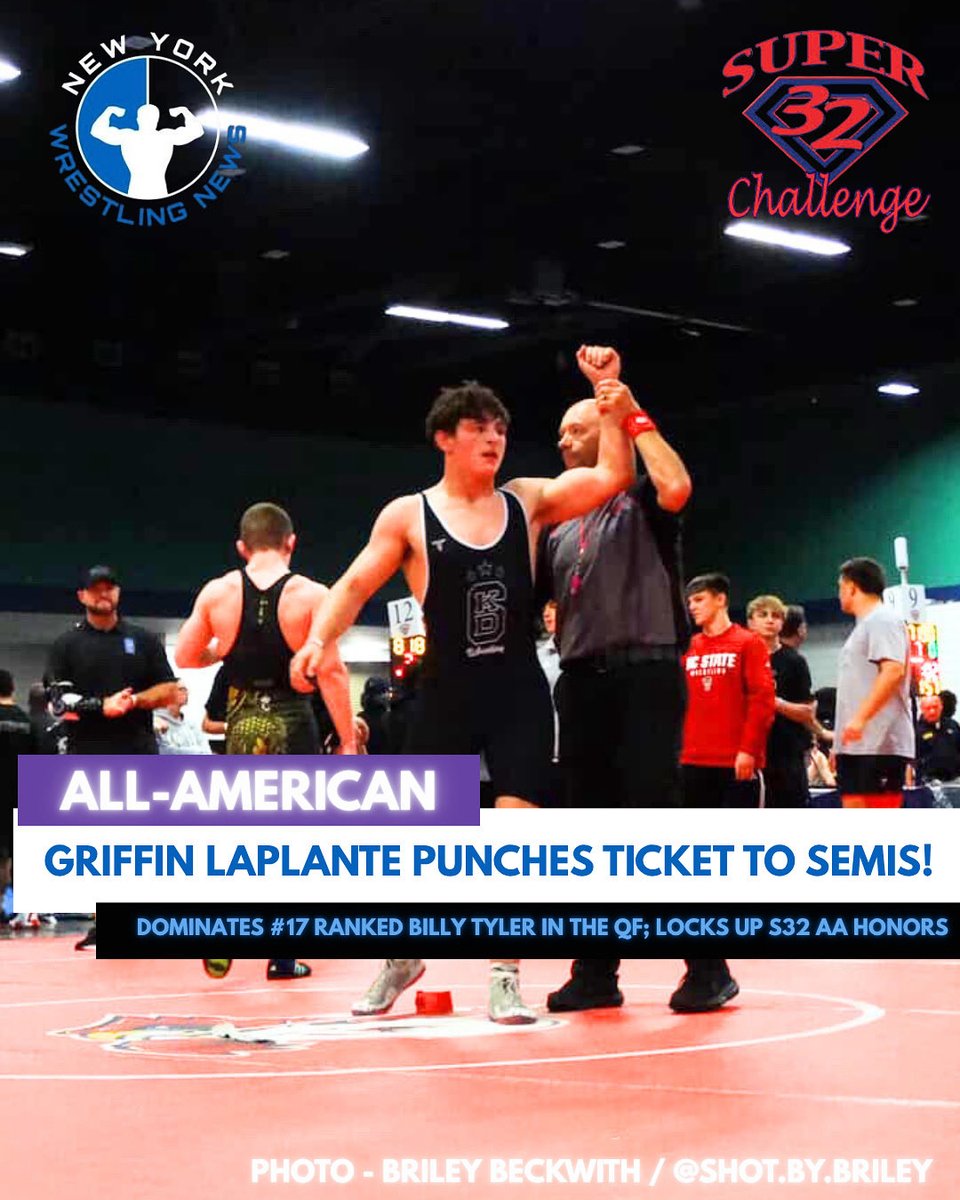 Griffin LaPlante just teched #17 ranked Billy Tyler to make the semifinals. LaPlante is looking scary good right now. 

He’ll likely see Justus Heeg once again in the semis. Last result was a 10-0 tech fall in freestyle for LaPlante.