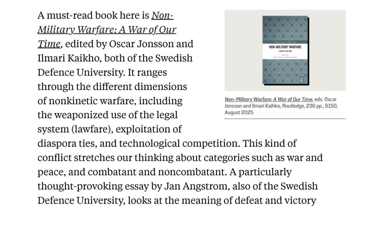 Very happy for this recommendation by <a href="/edwardlucas/">Edward Lucas</a> in FP --> foreignpolicy.com/2025/10/17/rus…