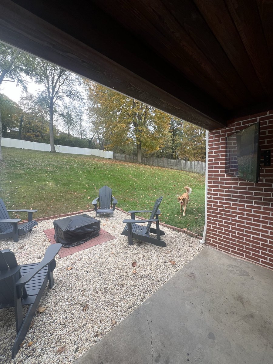 Great fall morning to watch some football