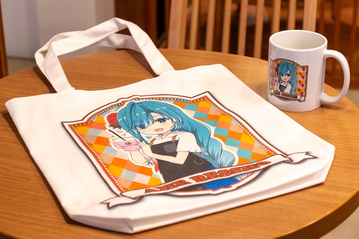 【別所愛染ちゃん Cafe ver.新グッズ発売！】

当館の運営するSmooth &amp; Living より、愛染ちゃんオリジナル書き下ろしCafe ver.のグッズを、10/25(土)より販売いたします♪
