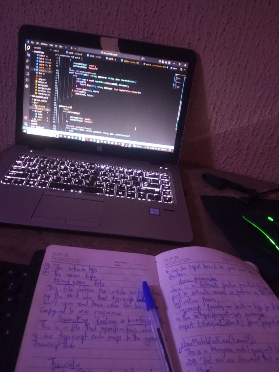 KZEE_baby's tweet image. Day 8 of my #TypeScript journey
Been down for a week, stress resulted to illness, but I'm back now.
I used to think finishing a project fast was a flex, as long as it works, until my mentor asked me to explain why a line of code worked and why it was even there, I began to ......