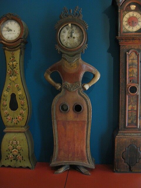 Finnish Lady Clock from Ostrobothnia, Finland.

Made in the early 1800's.