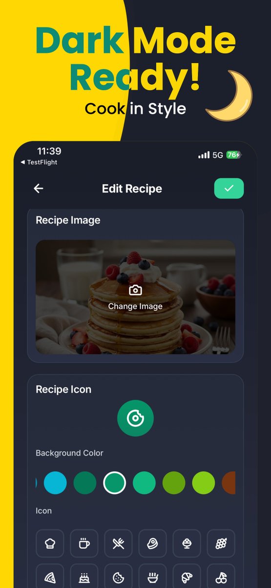 vladsiu's tweet image. The main new features in the TinyRecipe update:

1. Add images to recipes
2. Light/Dark modes

#iOS #CookingApp #Productivity #TinyRecipe