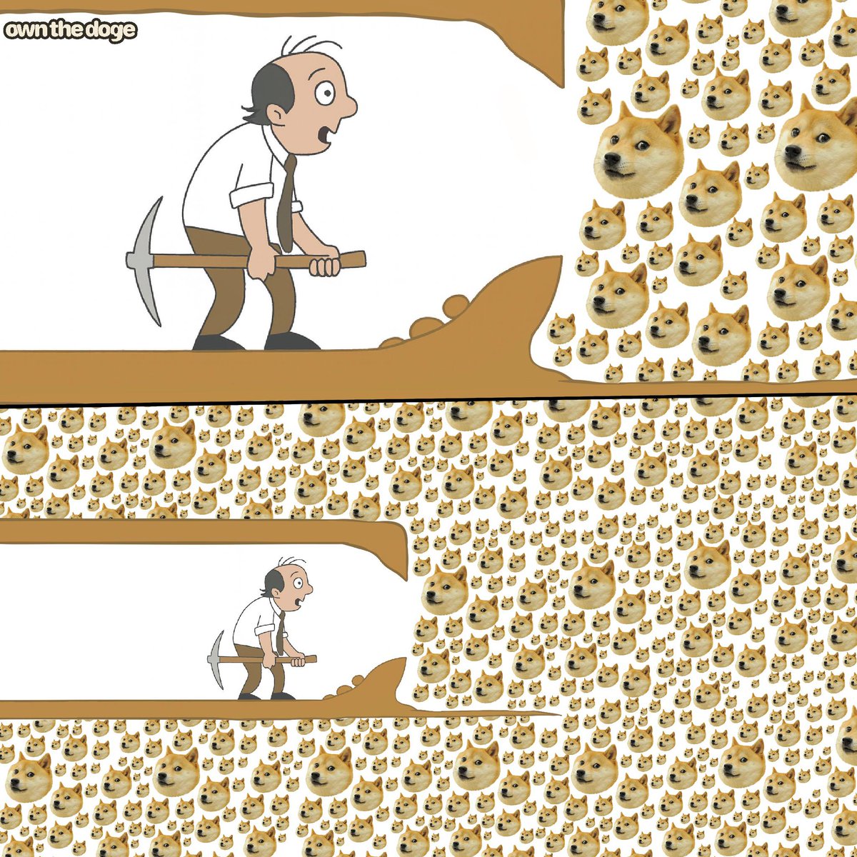 ownthedoge's tweet image. Waiting for Doge Day be like
