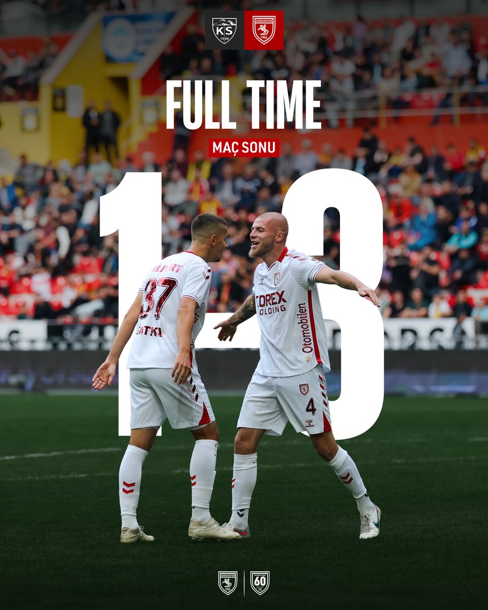 ⏱️ 90+5' :  Maç sona erdi!

Zecorner Kayserispor 1 - 3 Samsunspor

#KYSvSAM #Samsunspor #AtatürklüArma #FromSamsuntoEurope