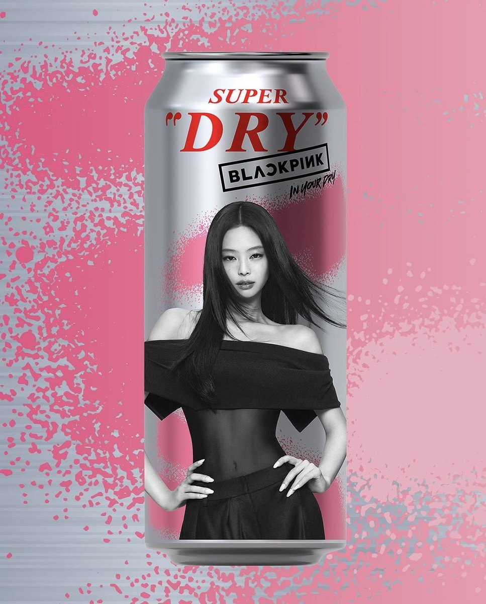 BLACKPINK x #スーパードライ コラボ缶 ジェニ缶 10月23日発売🍺