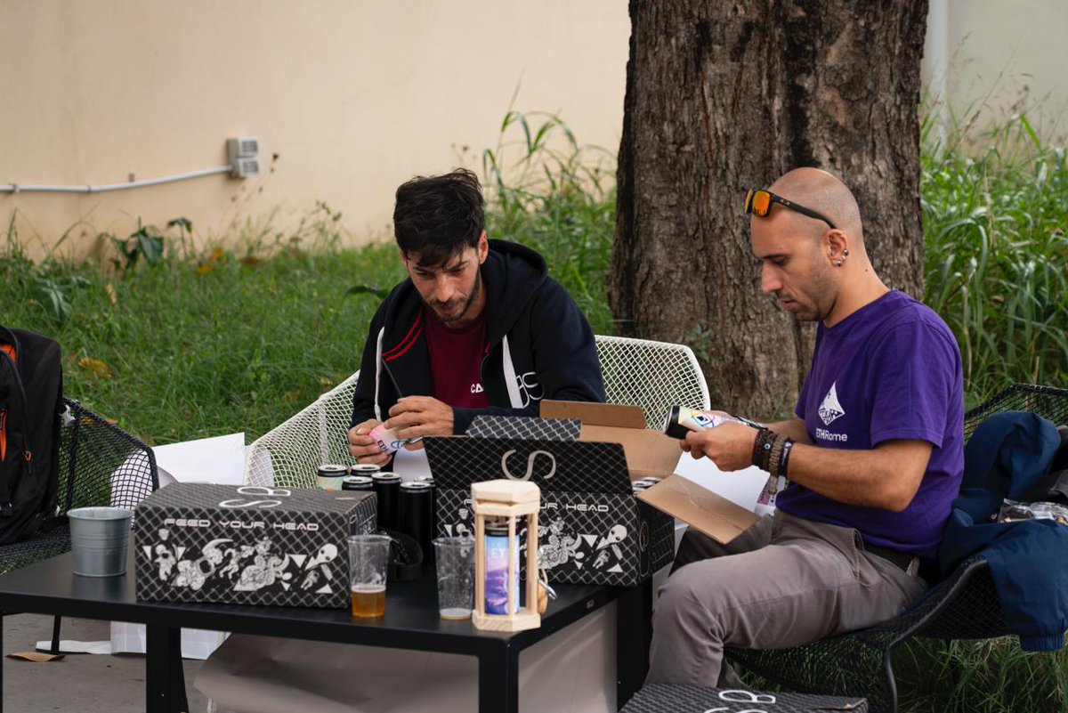 hoperaxyz's tweet photo. SPOILER ALERT:
After two days of tireless work ( and a lot of fun), we are preparing an unforgettable global Aperitivo for the @ETHRome 25 gran finale! https://t.co/Je5wrLNb5i