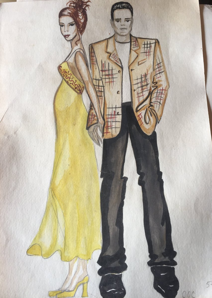 My mom's old drawings💕