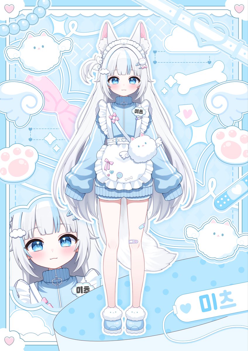 앙 앙... 저 아직 프로필에 쓸 로고 들어간 디자인 작업도 못 끝났는데 ... 올린지 하루도 안되어서 벌써 300RT,,, 모두 오픈이라니!!... 
저를 공개하게끔 도와주셔서 다들 너무 고마워요!🩵
어때요? 다들 생각했던 나의 모습일까? 새로운 나 좋아해줄까 ? (⸝⸝◜𖥦◝⸝⸝)
다들 미소녀 저점매수