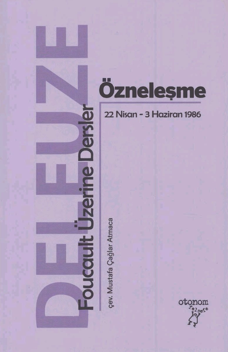 grandrecit's tweet photo. "Güç istenci", Nietzsche için, en azından onun anladığı haliyle, hiçbir şekilde "tahakküm kurmak" anlamına gelmez, “yaşamı olumlamak" anlamına gelir."

-Gilles Deleuze https://t.co/Xmgut0ItWV