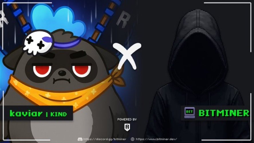 ⛏️ Bitminer Genesis Node Pack mint is here! 🔥

🗓️Mint Date: 23rd Oct
🖼️Supply: 1111
💎GTD - 49.99 Ron |  FCFS - 54.99 Ron | Public - 59.99 Ron
🏪marketplace.roninchain.com/launchpads/min…

🎁Join  <a href="/0xbitminer/">Bitminer</a>  for GTD &amp; FCFS WL Spots giveaway!

🎟️8 GTD WL Spots Up For Grabs!
🎫12 FCFS WL Spots Up